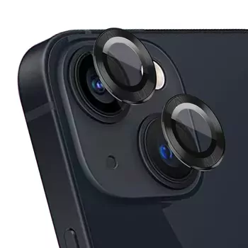 Microsonic Apple iPhone 15 Plus Tekli Kamera Lens Koruma Camı Siyah