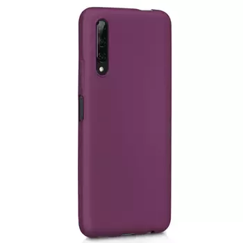 Microsonic Matte Silicone Huawei P Smart Pro Kılıf Mor