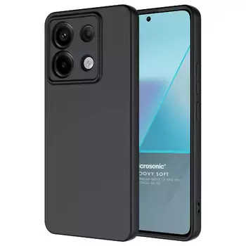 Microsonic Xiaomi Redmi Note 13 Pro 5G Kılıf Groovy Soft Siyah