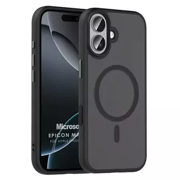 Microsonic Apple iPhone 17 Kılıf Epicon MagSafe Siyah