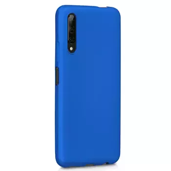 Microsonic Matte Silicone Huawei P Smart Pro Kılıf Mavi