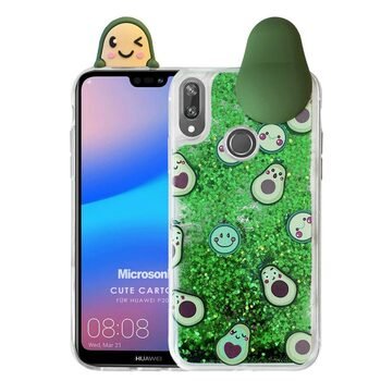 Microsonic Huawei P20 Lite Kılıf Cute Cartoon Avakado