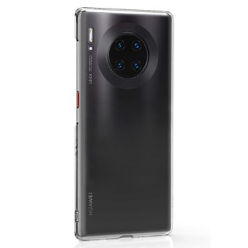 Microsonic Huawei Mate 30 Pro Kılıf Transparent Soft Beyaz