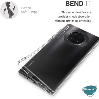 Microsonic Huawei Mate 30 Pro Kılıf Transparent Soft Beyaz