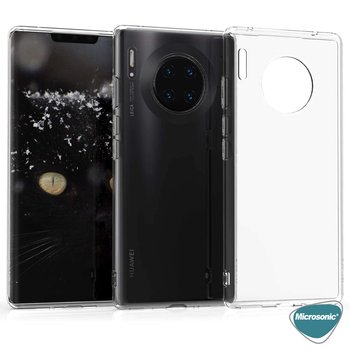 Microsonic Huawei Mate 30 Pro Kılıf Transparent Soft Beyaz