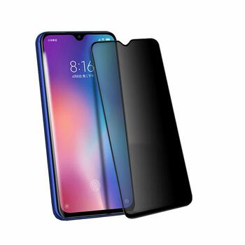 Microsonic Xiaomi Mi9 Invisible Privacy Kavisli Ekran Koruyucu Siyah