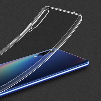 Microsonic Xiaomi Mi 9 SE Kılıf Transparent Soft Beyaz