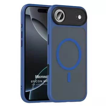 Microsonic Apple iPhone 17 Air Kılıf Epicon MagSafe Lacivert