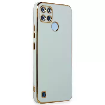 Microsonic Realme C25Y Kılıf Olive Plated Yeşil