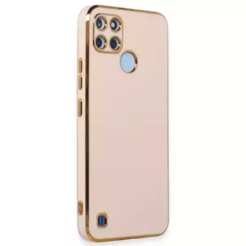 Microsonic Realme C25Y Kılıf Olive Plated Pembe