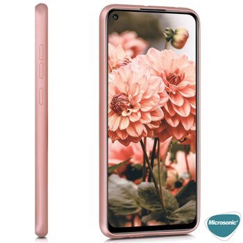 Microsonic Xiaomi Redmi Note 9 Kılıf Matte Silicone Gold