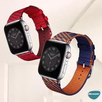 Microsonic Apple Watch 8 45mm Kordon Jumping Single Tour Lacivert