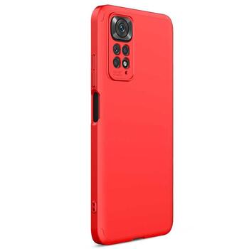 Microsonic Xiaomi Redmi Note 11 Kılıf Double Dip 360 Protective AYS Kırmızı