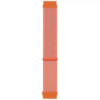 Microsonic Samsung Galaxy Watch 7 44mm Hasırlı Kordon Woven Sport Loop Turuncu