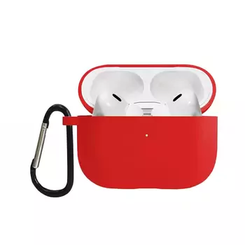 Microsonic AirPods Pro 3 Liquid Silicone Lansman Kırmızı