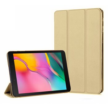 Microsonic Samsung Galaxy Tab A T290 Smart Case Kapaklı Kılıf Gold