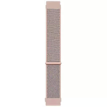 Microsonic Samsung Galaxy Watch 7 44mm Hasırlı Kordon Woven Sport Loop Rose Gold