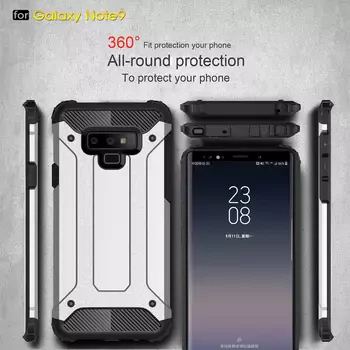 Microsonic Samsung Galaxy Note 9 Kılıf Rugged Armor Gold