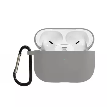 Microsonic AirPods Pro 3 Liquid Silicone Lansman Gri