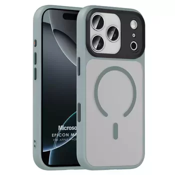 Microsonic Apple iPhone 17 Pro Max Kılıf Epicon MagSafe Gri