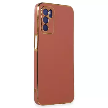 Microsonic Oppo A16 Kılıf Olive Plated Kırmızı
