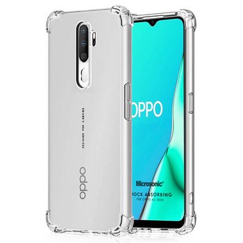 Microsonic Oppo A5 2020 Kılıf Anti Shock Silikon Şeffaf