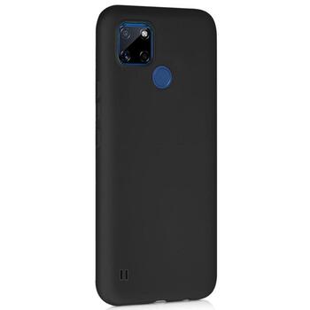 Microsonic Realme C25Y Kılıf Matte Silicone Siyah