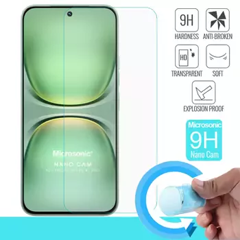 Microsonic TECNO Spark 40 Pro Nano Glass Cam Ekran Koruyucu