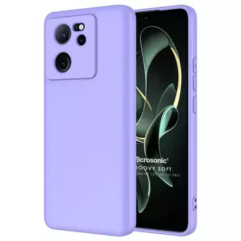 Microsonic Xiaomi Mi 13T Pro Kılıf Groovy Soft Lila