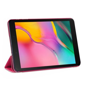 Microsonic Samsung Galaxy Tab A T290 Smart Case Kapaklı Kılıf Pembe