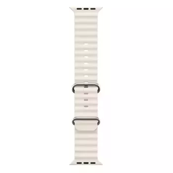 Microsonic Apple Watch Series 9 41mm Kordon Ocean Band Bej