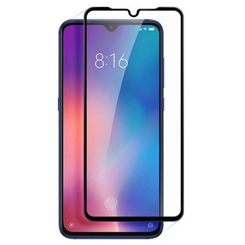 Microsonic Xiaomi Mi 9 Kavisli Temperli Cam Ekran Koruyucu Film Siyah