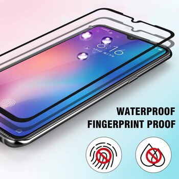 Microsonic Xiaomi Mi 9 Kavisli Temperli Cam Ekran Koruyucu Film Siyah