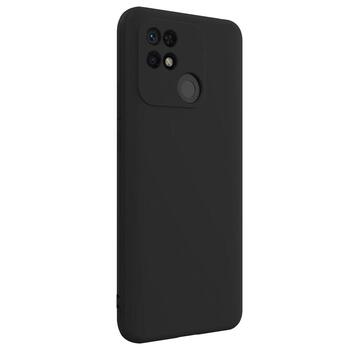 Microsonic Xiaomi Poco C40 Kılıf Matte Silicone Siyah