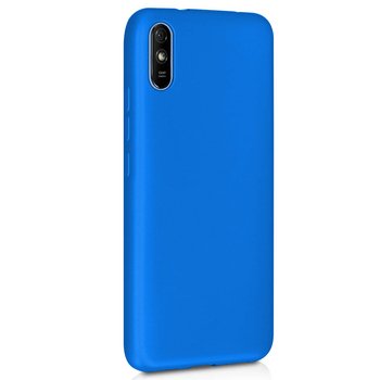 Microsonic Xiaomi Redmi 9A Kılıf Matte Silicone Mavi