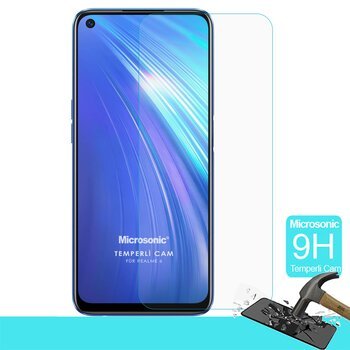 Microsonic Realme 6 Temperli Cam Ekran Koruyucu Film