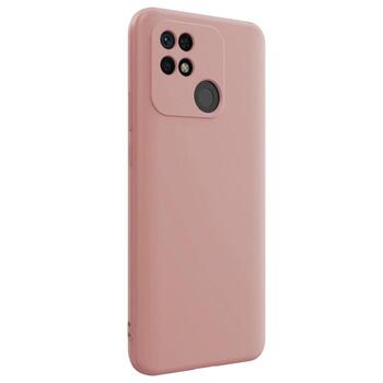 Microsonic Xiaomi Poco C40 Kılıf Matte Silicone Rose Gold