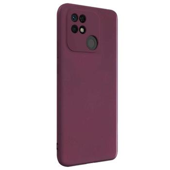 Microsonic Xiaomi Poco C40 Kılıf Matte Silicone Mor