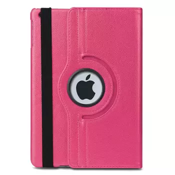 Microsonic Apple iPad 10.2'' 8. Nesil (A2270-A2428-A2429-A2430) Kılıf 360 Rotating Stand Deri Pembe