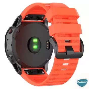 Microsonic Garmin Fenix 7 Sapphire Solar Kordon Quick Fit Strap Band Yavruağzı