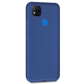 Microsonic Xiaomi Redmi 9C Kılıf Matte Silicone Lacivert