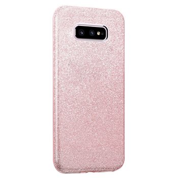 Microsonic Samsung Galaxy S10e Kılıf Sparkle Shiny Rose Gold