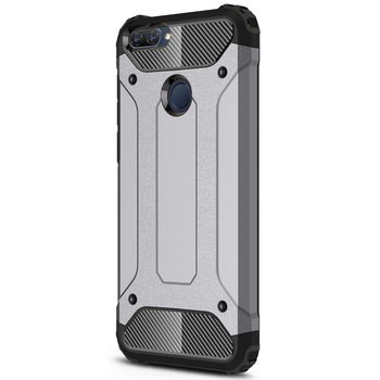 Microsonic Oppo A12 Kılıf Rugged Armor Gümüş