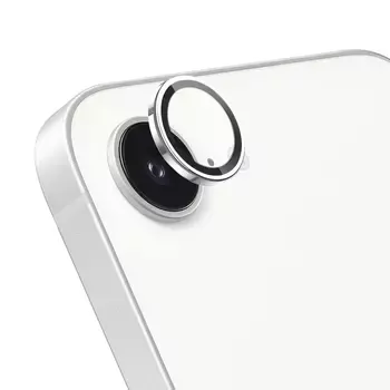 Microsonic Apple iPhone 16e Tekli Kamera Lens Koruma Camı Gümüş