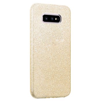 Microsonic Samsung Galaxy S10e Kılıf Sparkle Shiny Gold