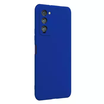 Microsonic Matte Silicone TECNO Camon 18P Kılıf Mavi