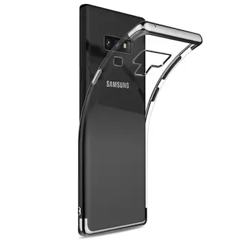 Microsonic Samsung Galaxy Note 9 Kılıf Skyfall Transparent Clear Gümüş