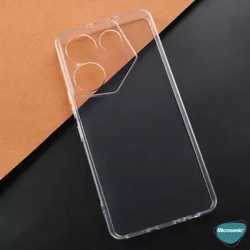 Microsonic TECNO Camon 20 Pro 5G Kılıf Transparent Soft Şeffaf