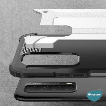 Microsonic Huawei P Smart 2021 Kılıf Rugged Armor Siyah