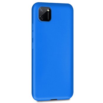 Microsonic Realme C11 Kılıf Matte Silicone Mavi